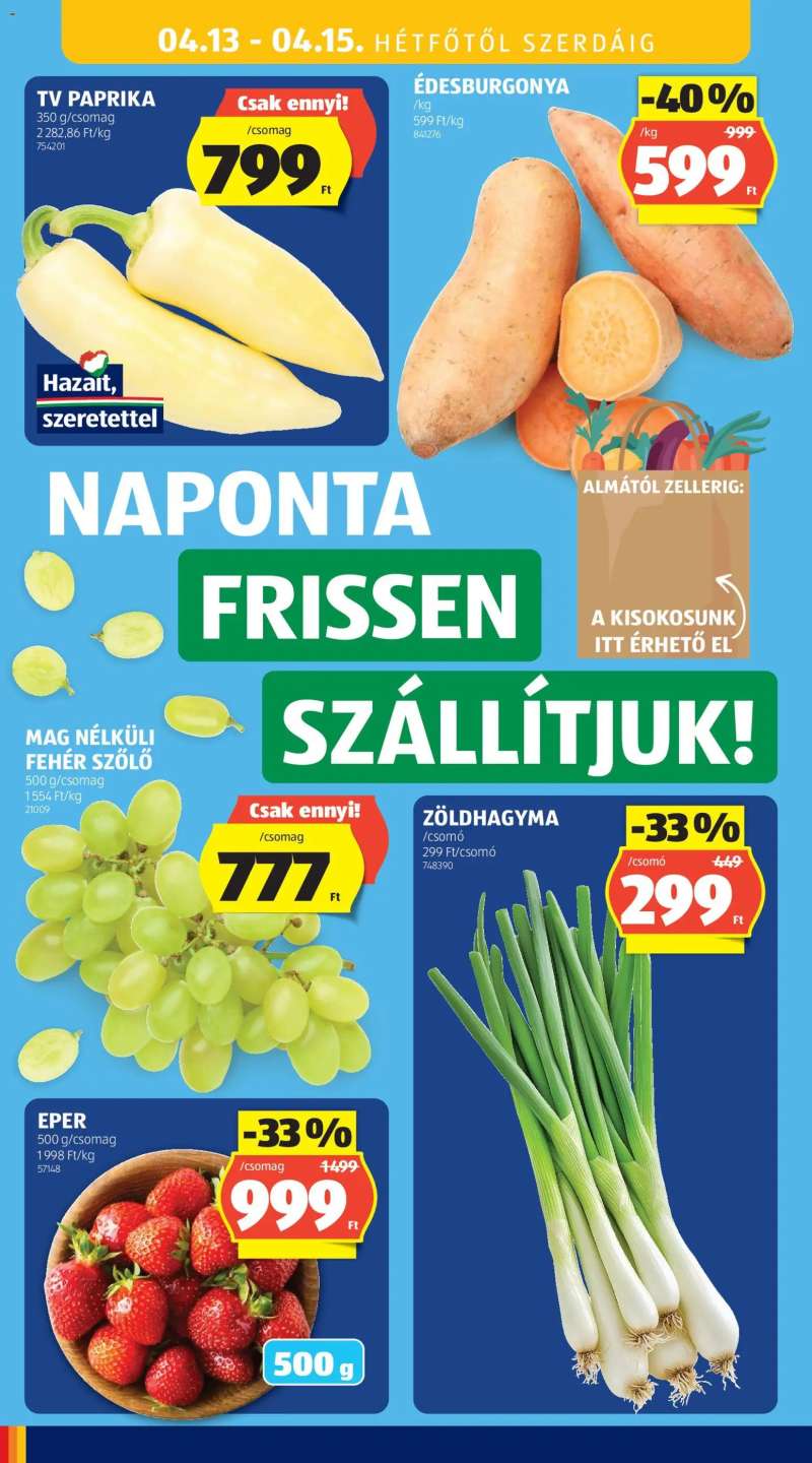 Aldi Aldi akciós újság 32 oldal