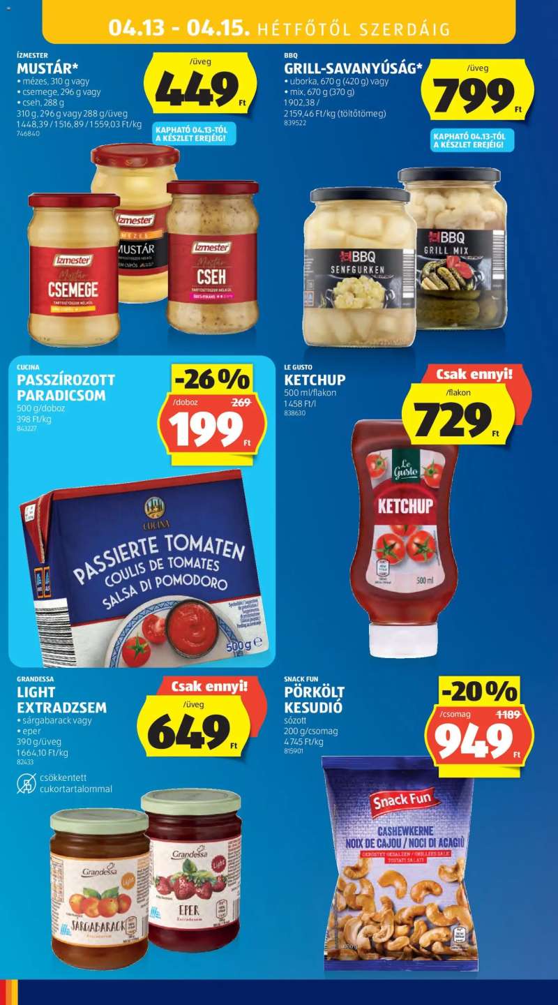 Aldi Aldi akciós újság 36 oldal