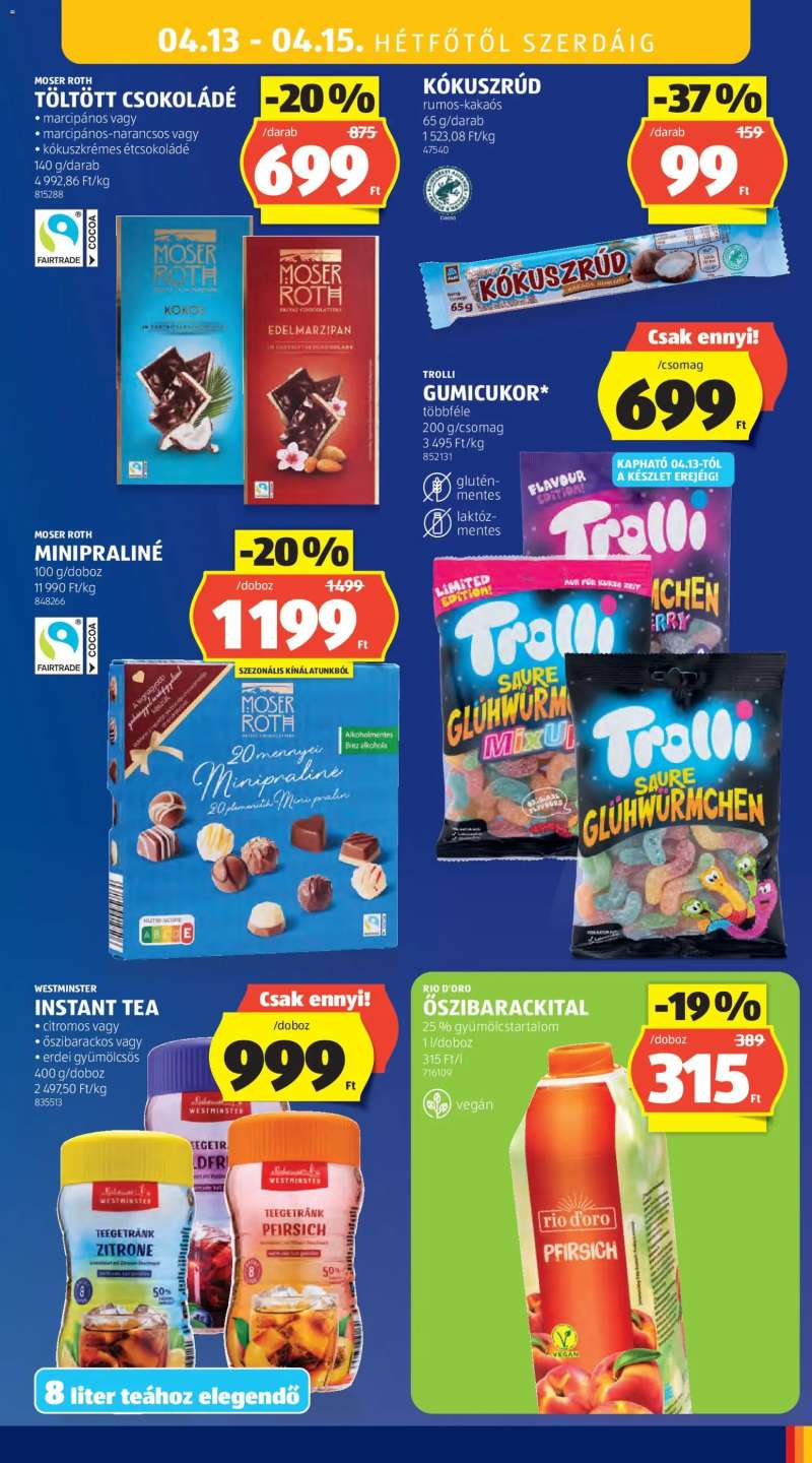 Aldi Aldi akciós újság 37 oldal