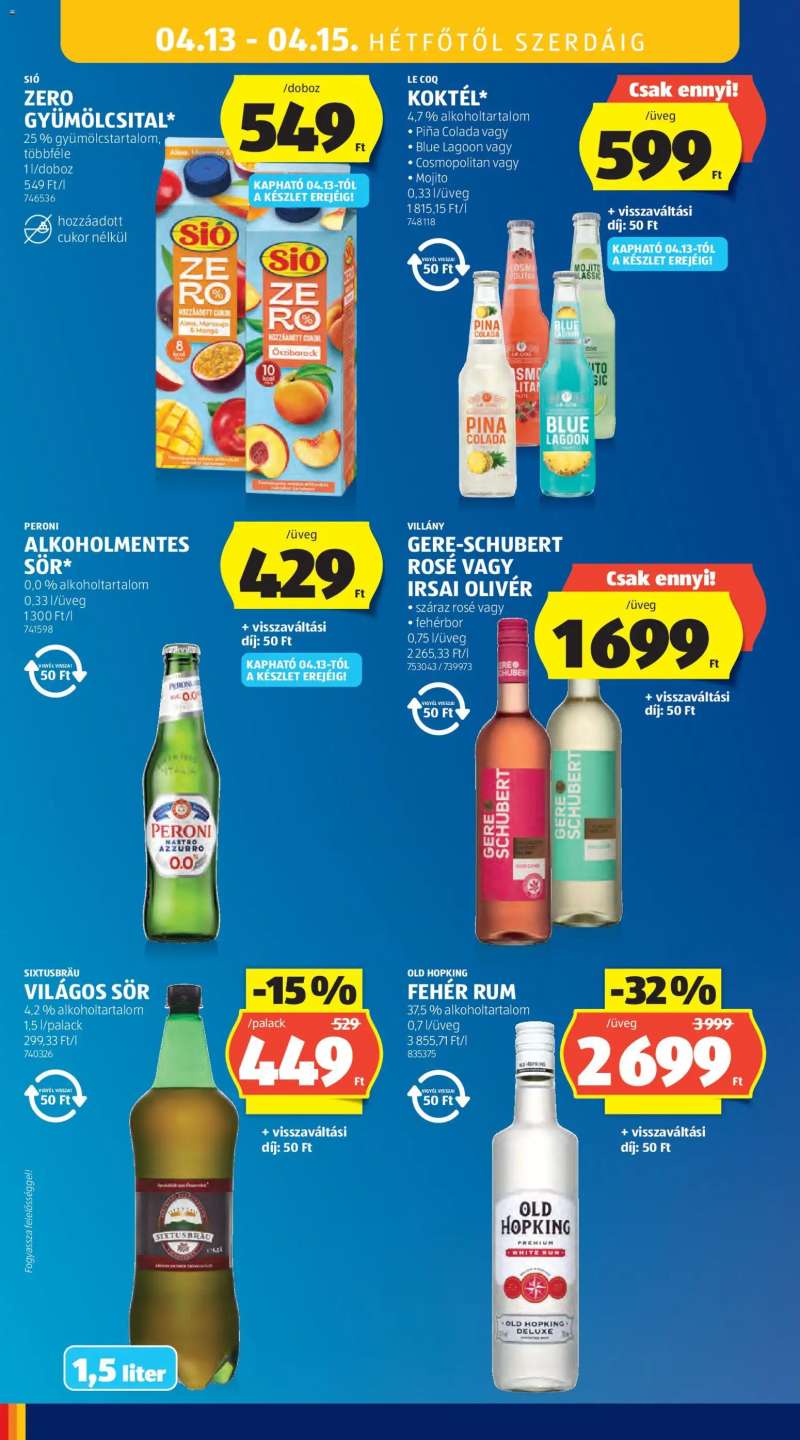 Aldi Aldi akciós újság 38 oldal