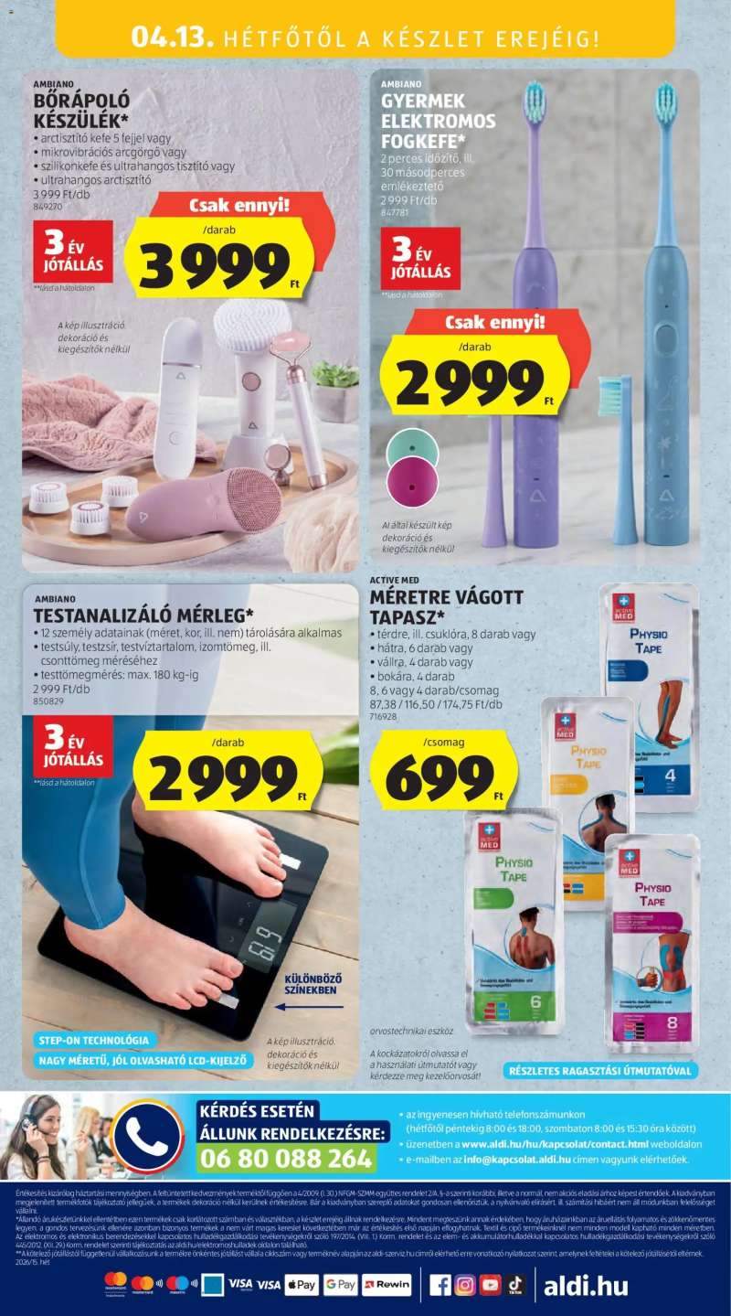 Aldi Aldi Középső sor termékei 18 oldal