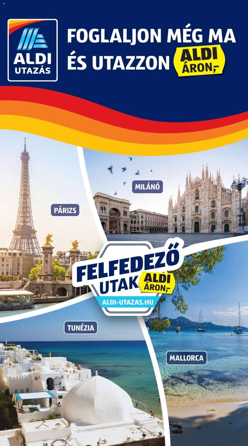 Aldi Aldi Utazás katalógus 6 oldal