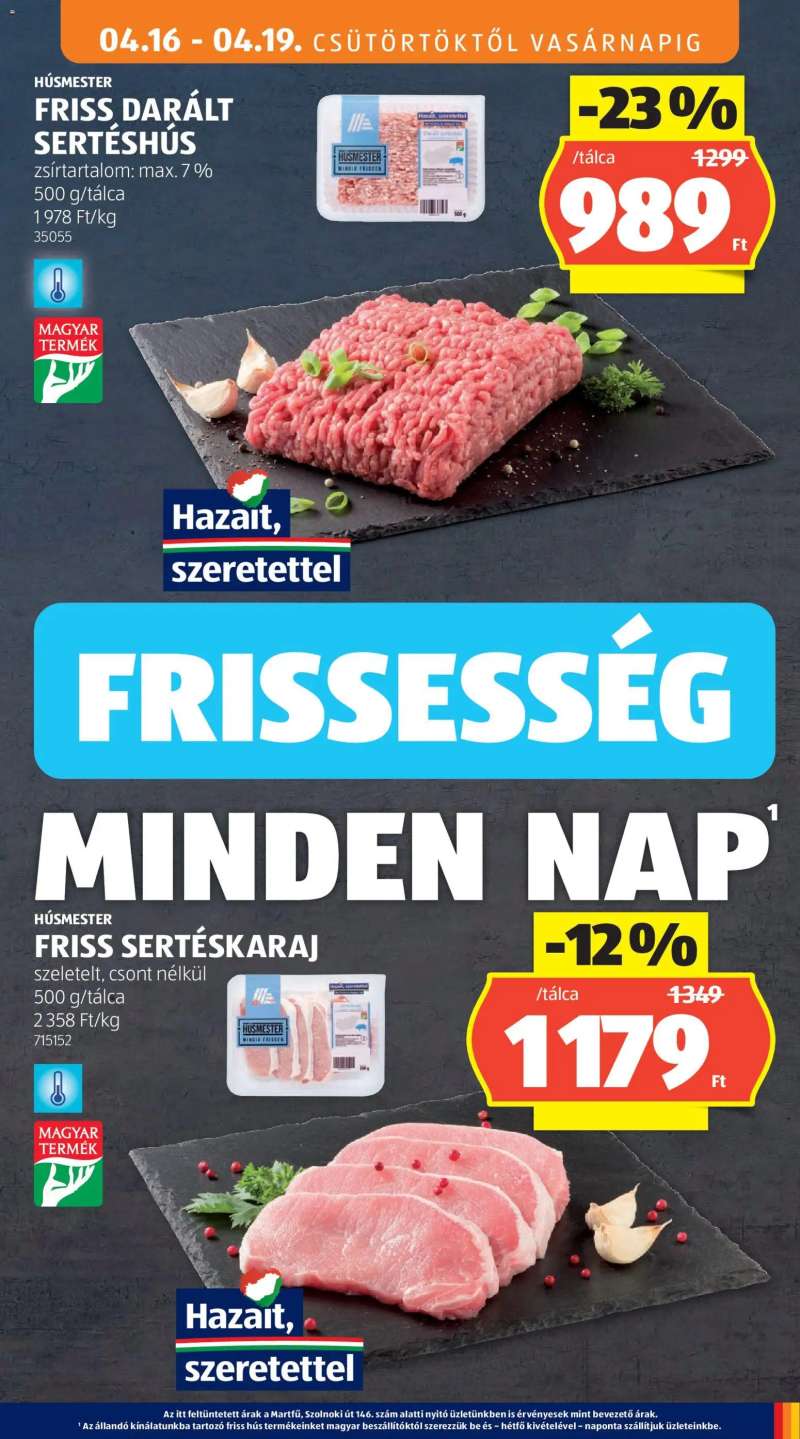 Aldi Aldi akciós újság 19 oldal