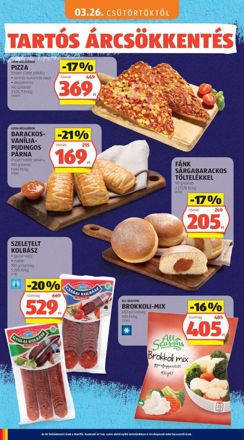 Aldi Aldi akciós újság 4 oldal