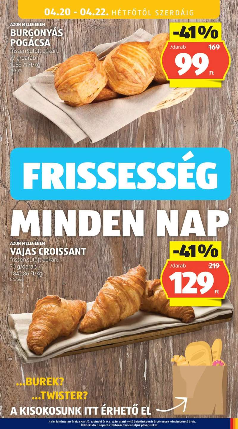 Aldi Aldi akciós újság 43 oldal