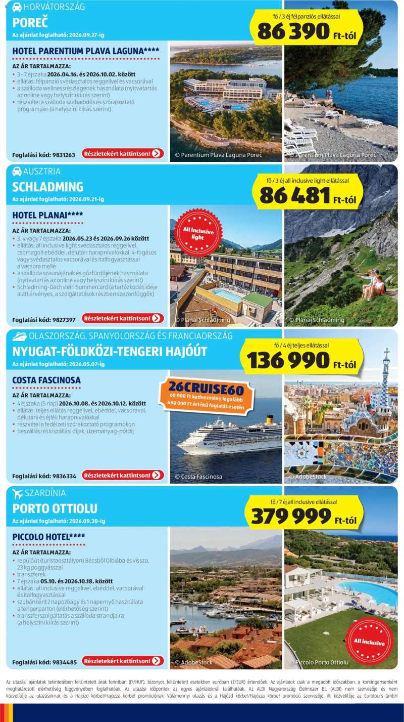 Aldi Aldi akciós újság 62 oldal