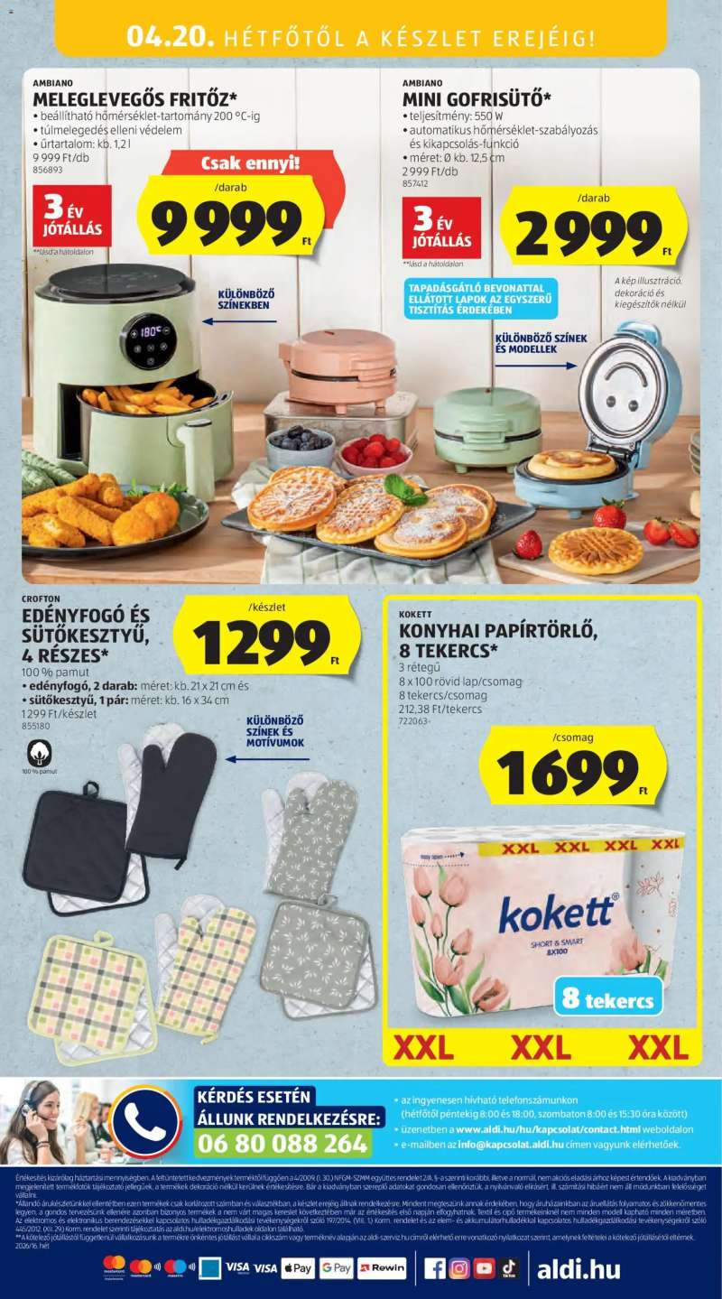 Aldi Aldi Középső sor termékei 20 oldal