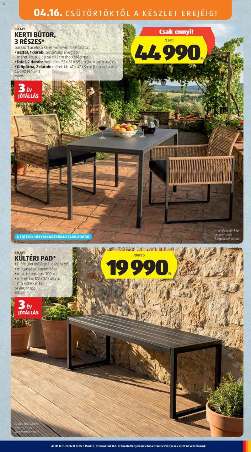 Aldi Aldi Középső sor termékei 3 oldal