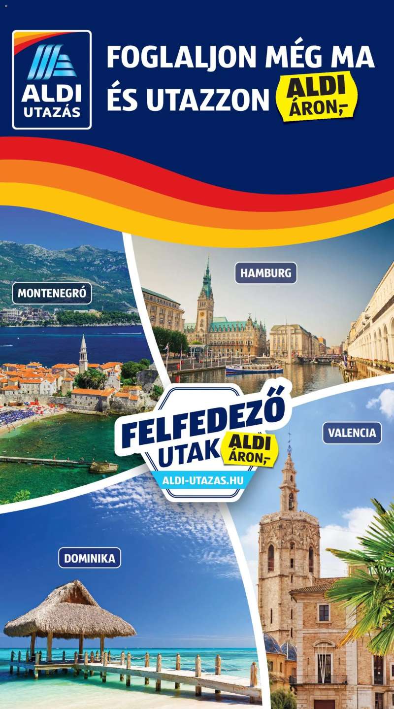 Aldi Aldi Utazás katalógus 6 oldal