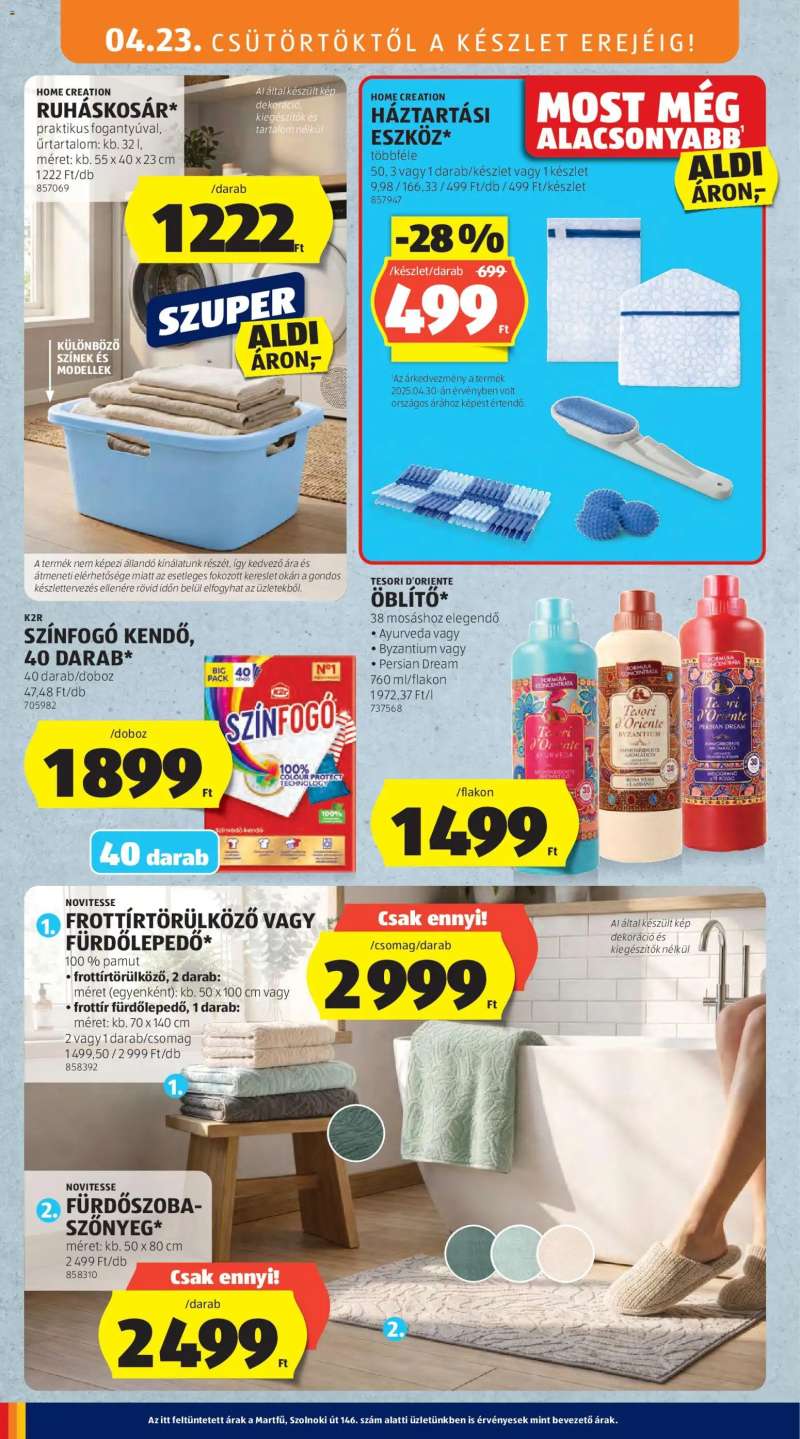 Aldi Aldi akciós újság 24 oldal