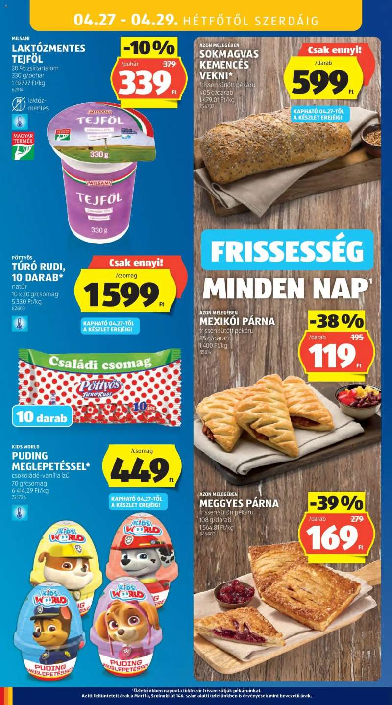Aldi Aldi akciós újság 36 oldal