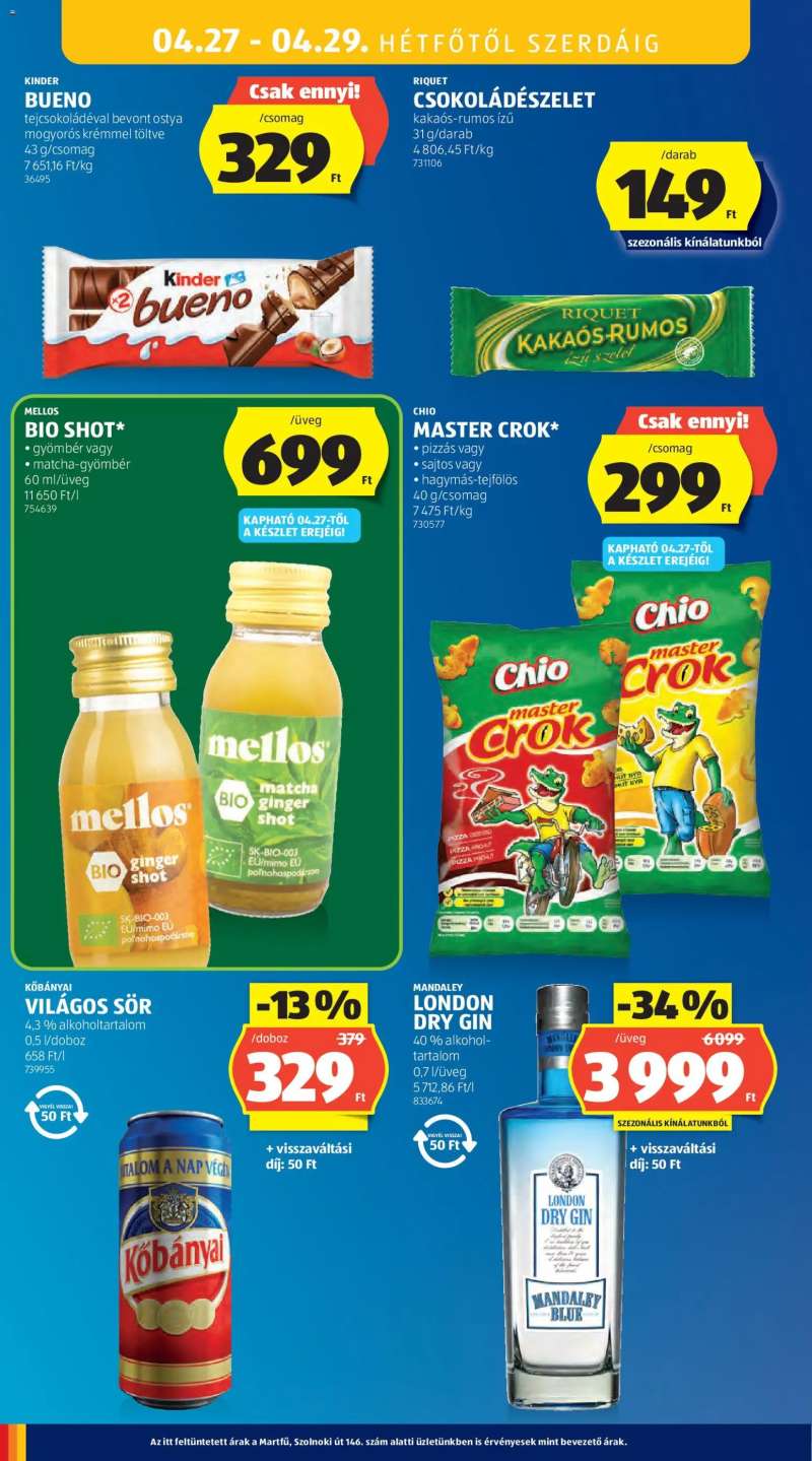 Aldi Aldi akciós újság 40 oldal