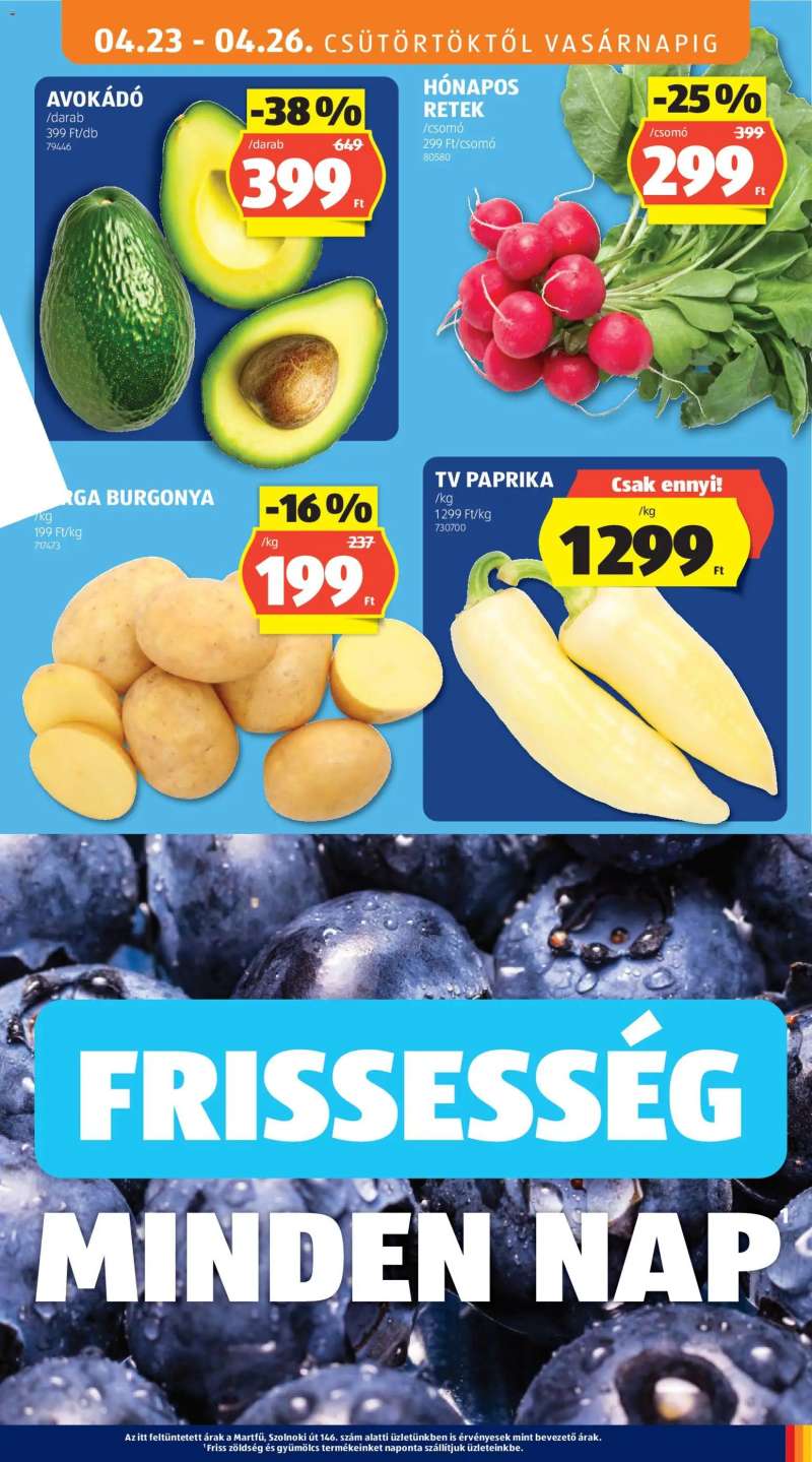 Aldi Aldi akciós újság 5 oldal