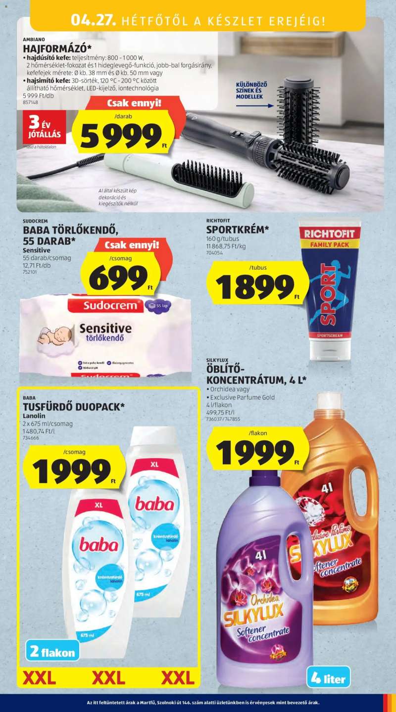 Aldi Aldi akciós újság 55 oldal