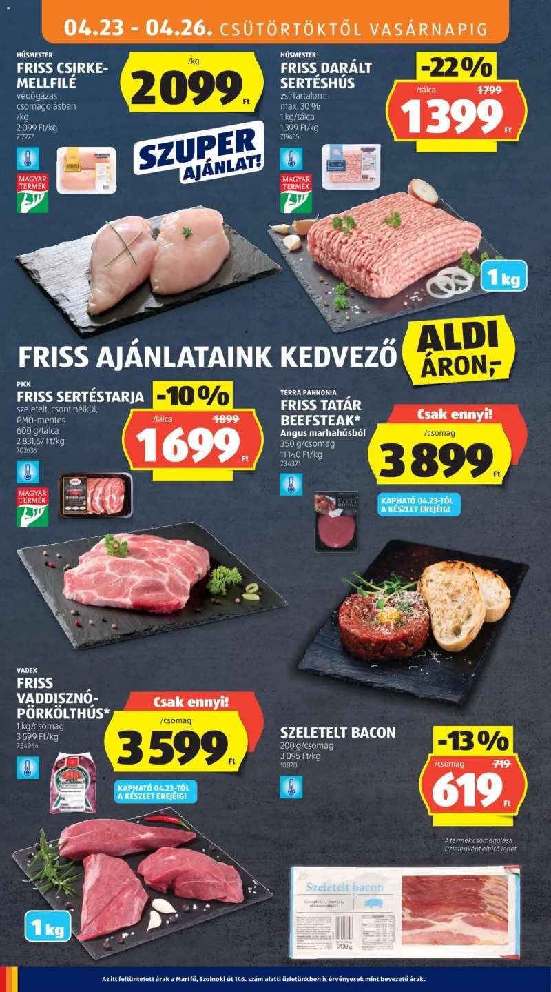 Aldi Aldi akciós újság 6 oldal