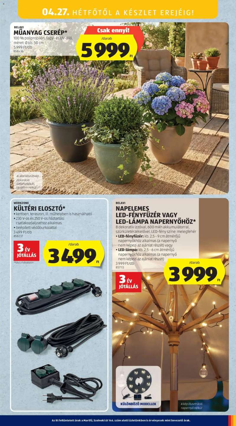 Aldi Aldi Középső sor termékei 19 oldal