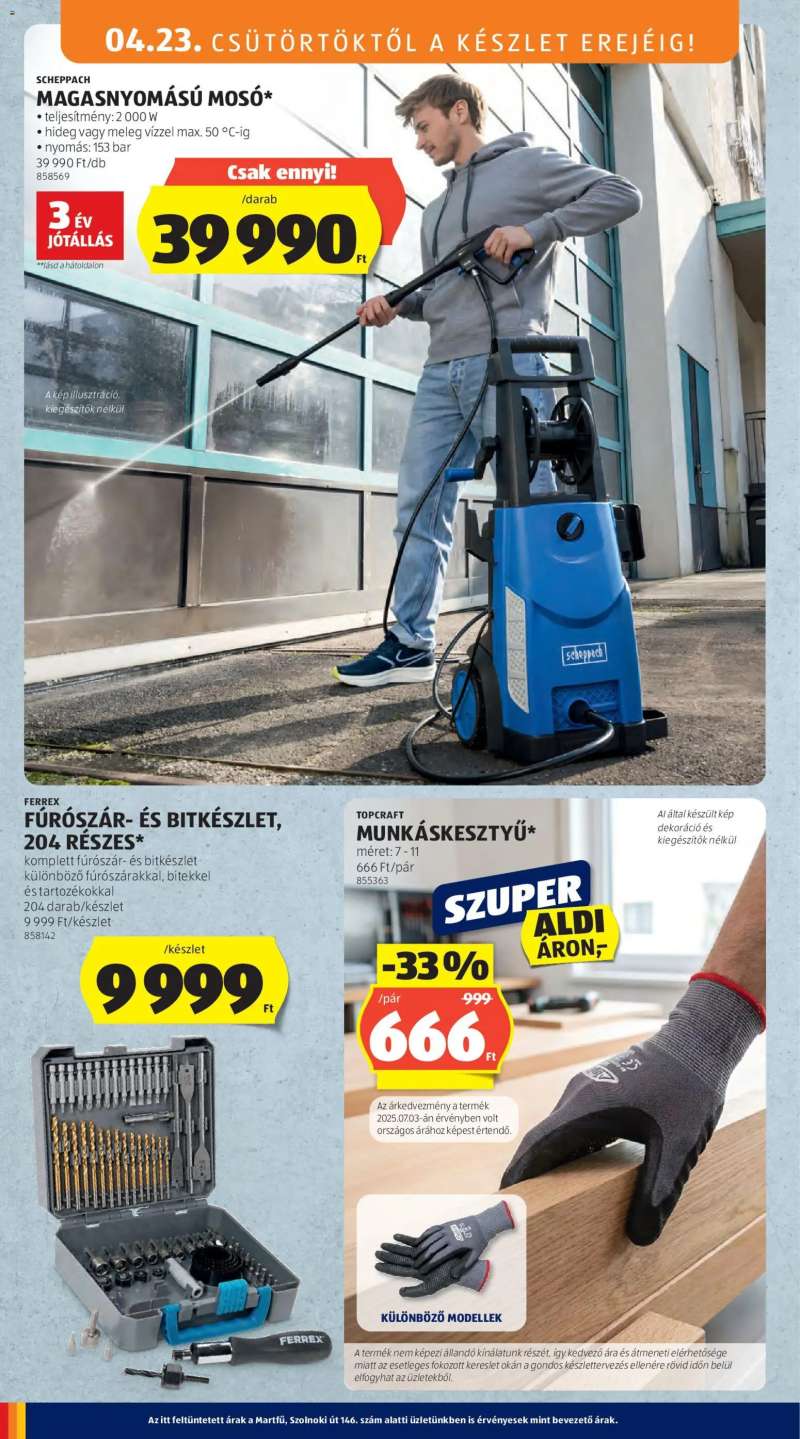 Aldi Aldi Középső sor termékei 2 oldal