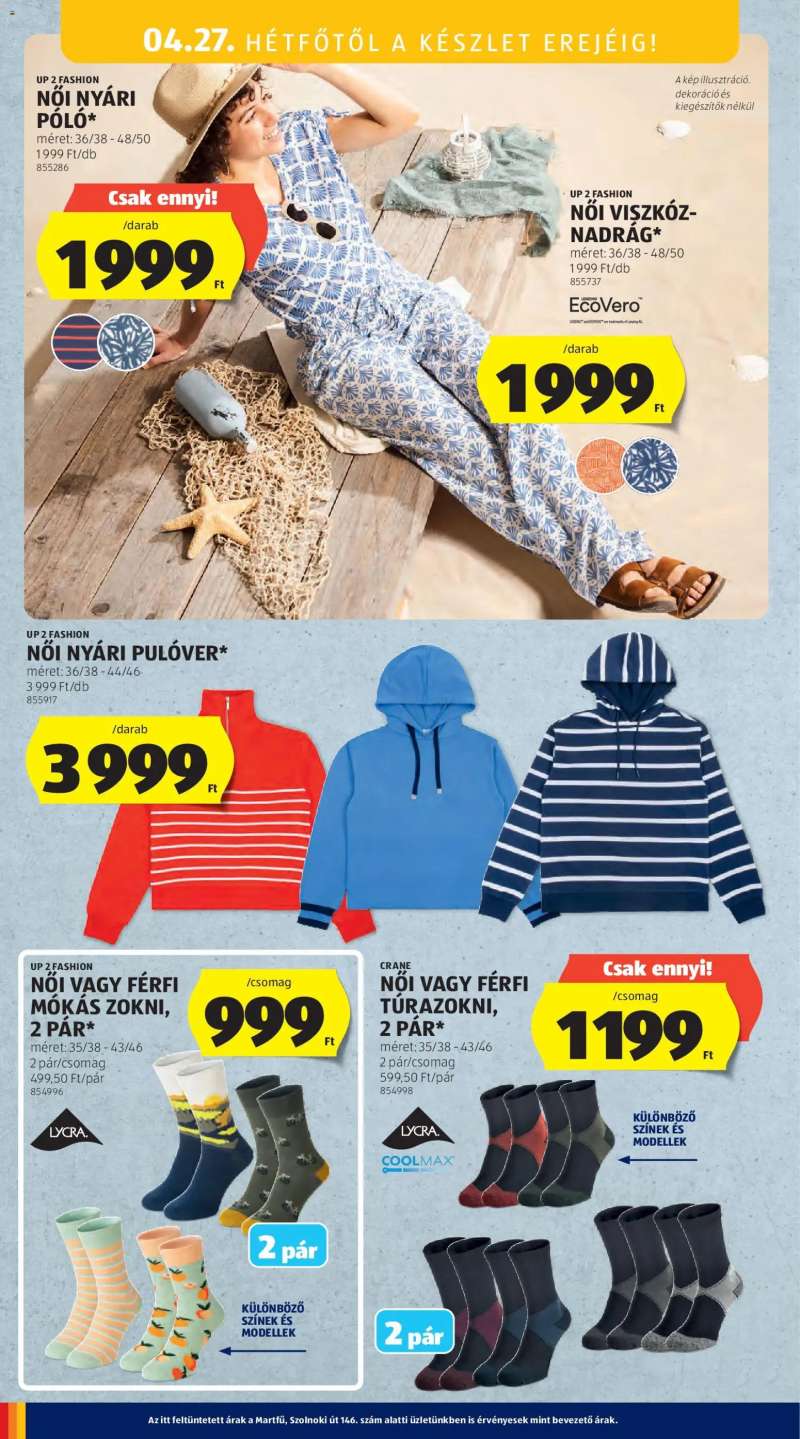 Aldi Aldi Középső sor termékei 22 oldal