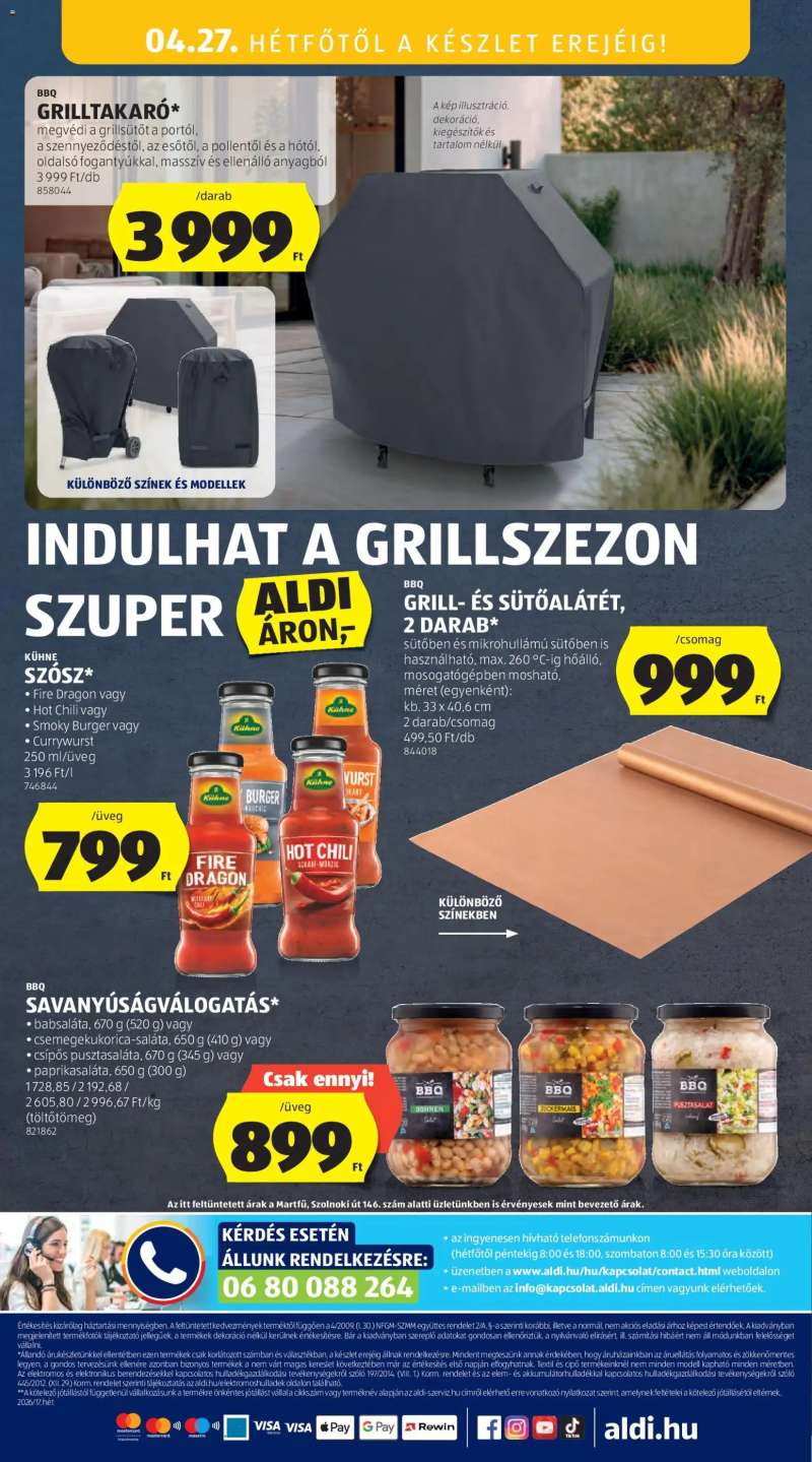 Aldi Aldi Középső sor termékei 24 oldal