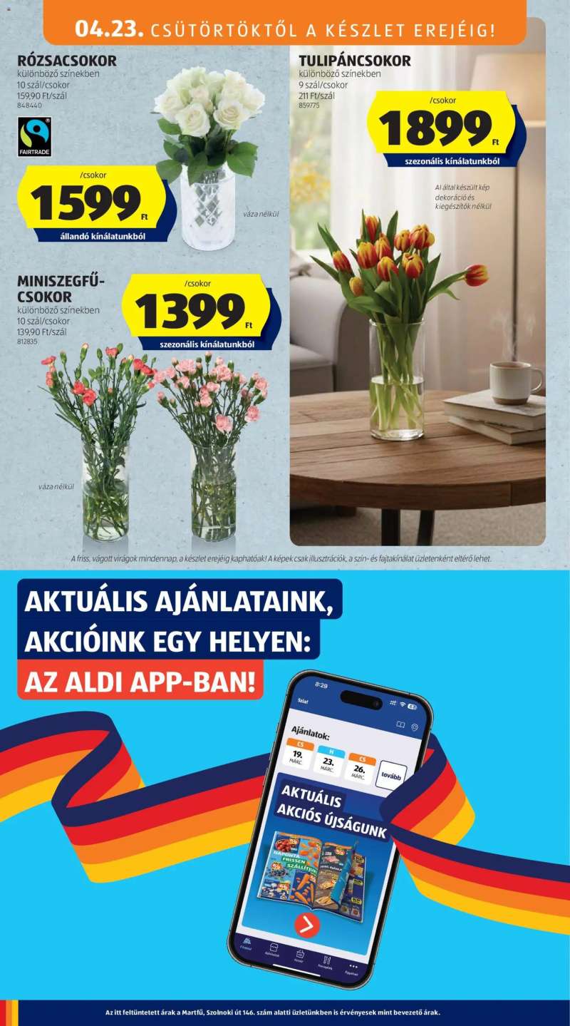 Aldi Aldi Középső sor termékei 4 oldal