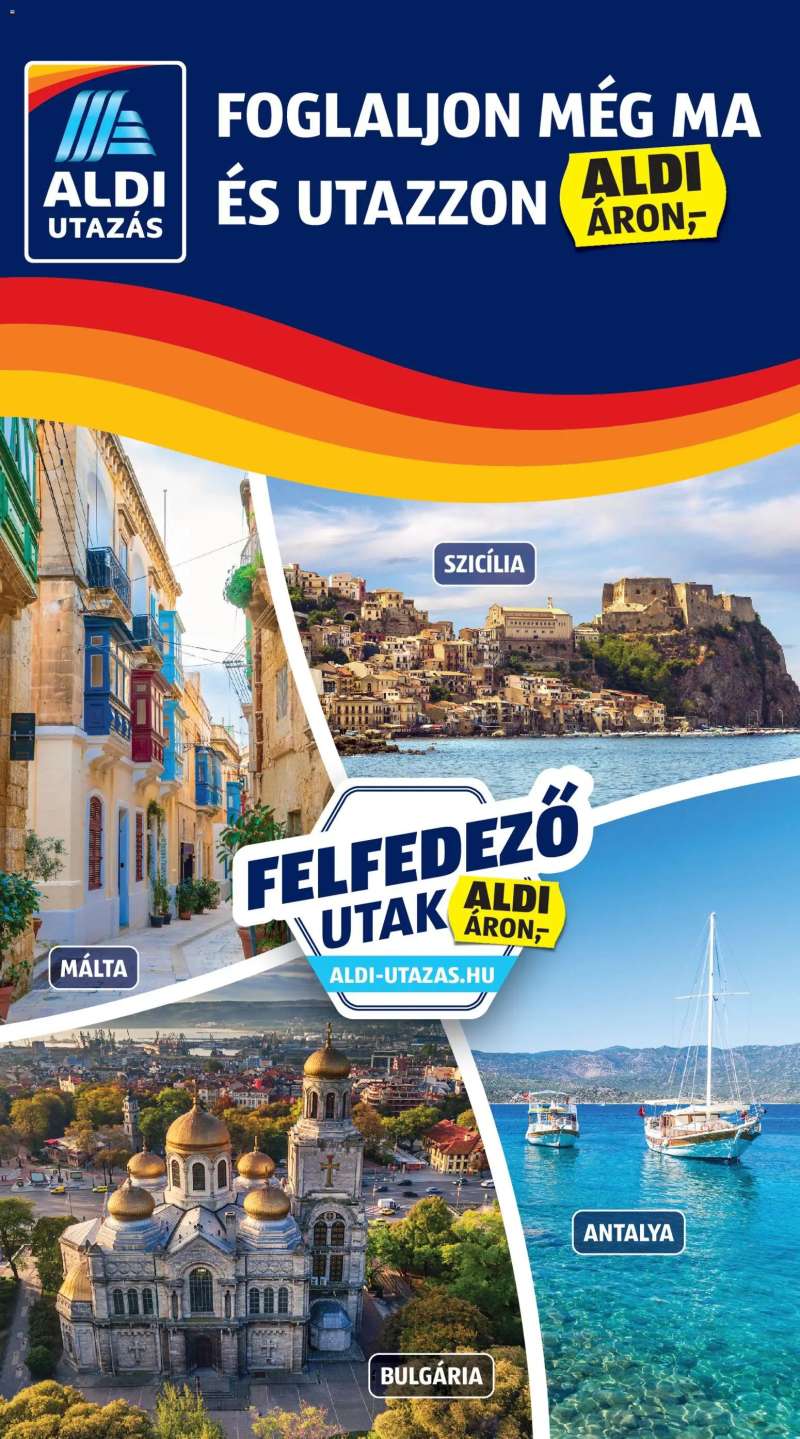Aldi Aldi Utazás katalógus 6 oldal