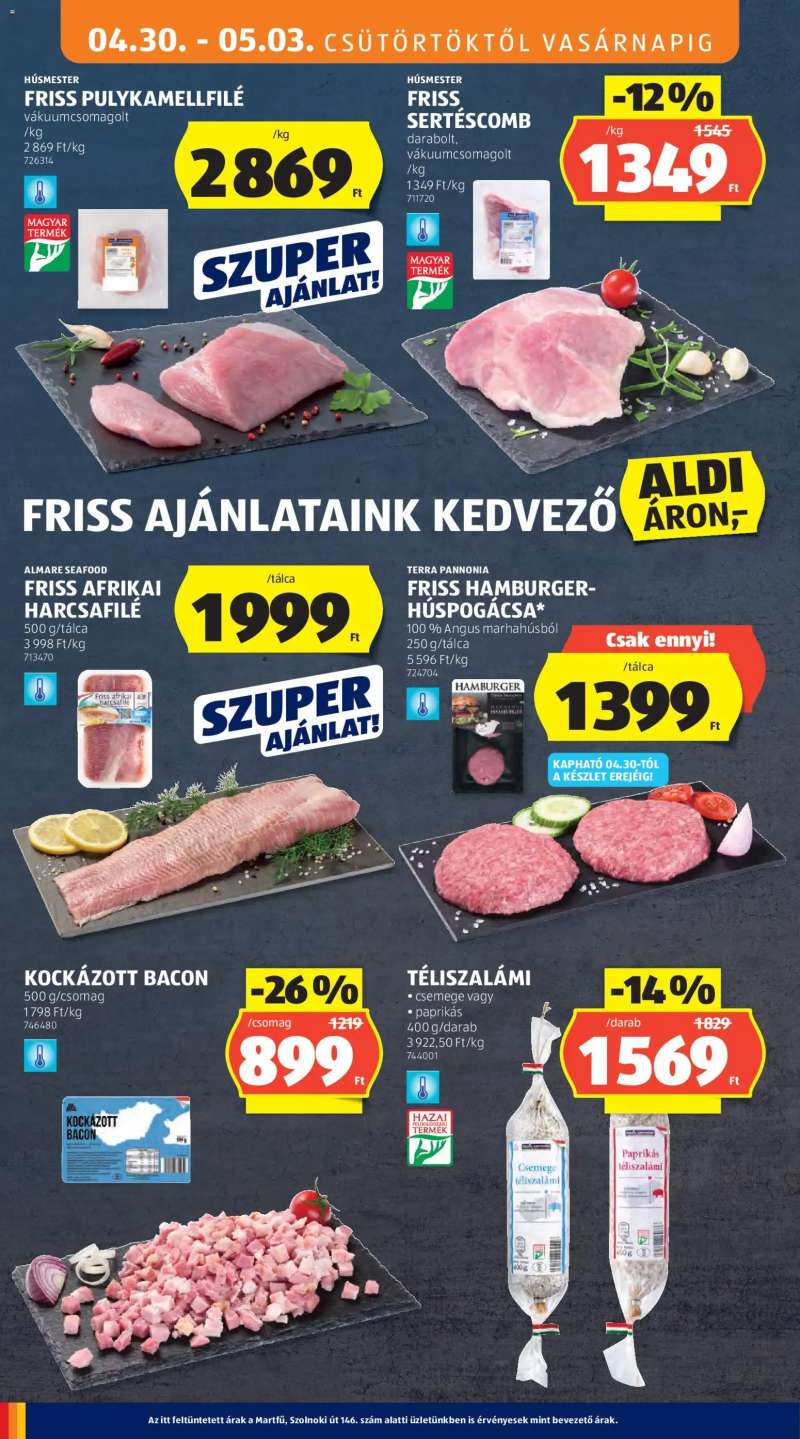 Aldi Aldi akciós újság 10 oldal