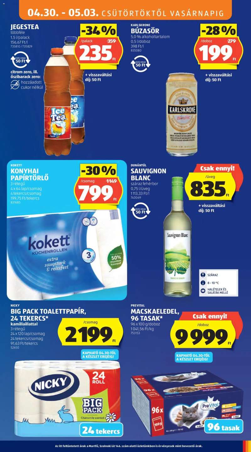Aldi Aldi akciós újság 15 oldal