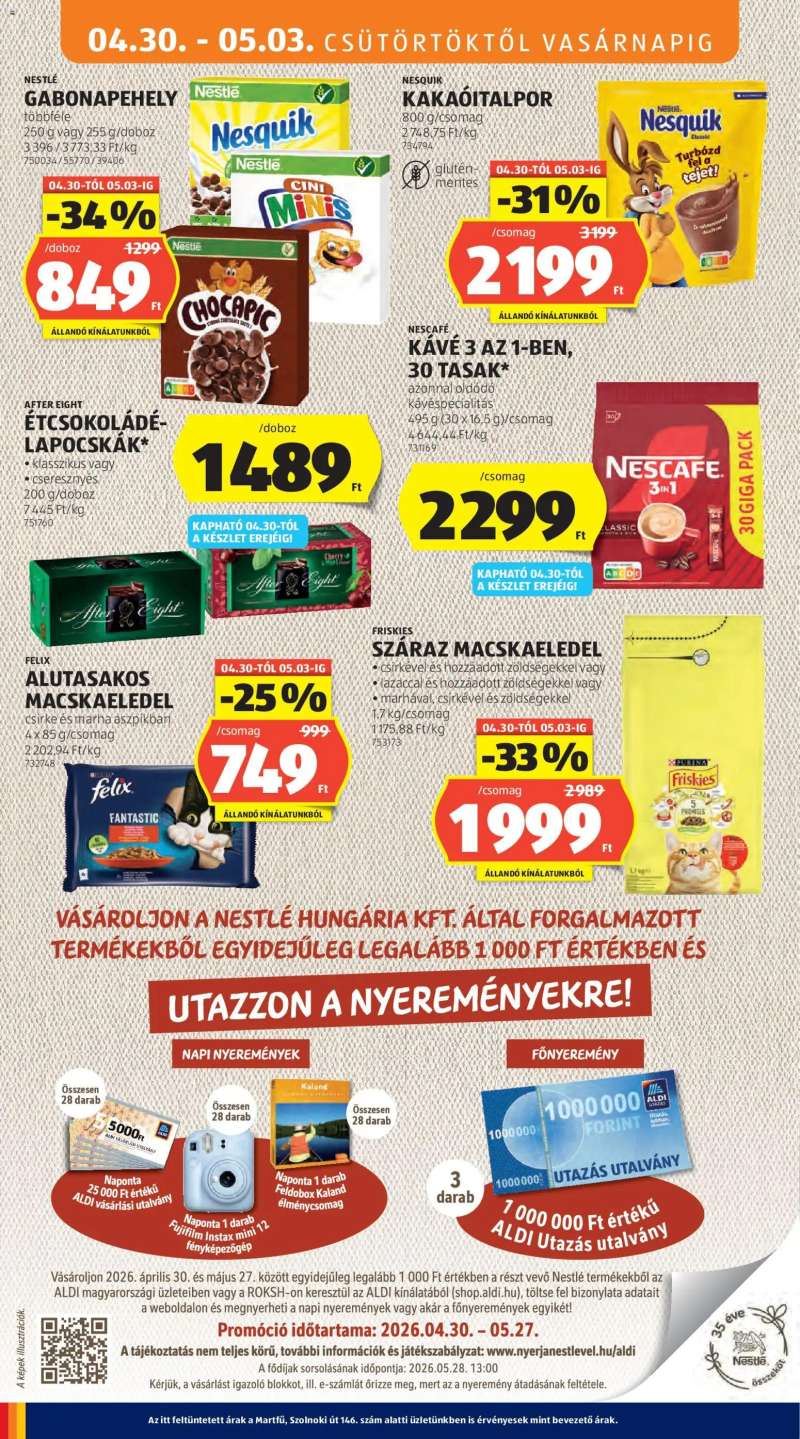 Aldi Aldi akciós újság 16 oldal