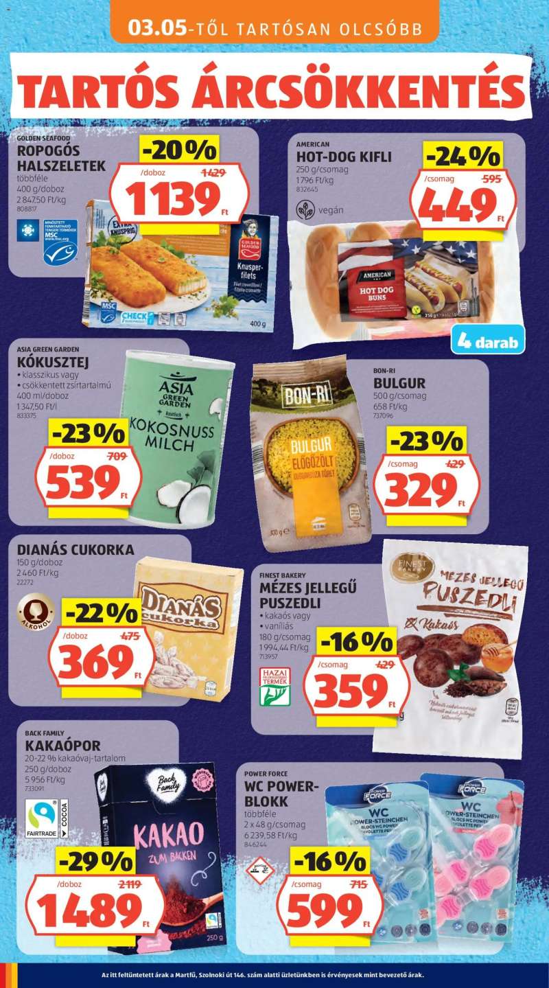 Aldi Aldi akciós újság 2 oldal