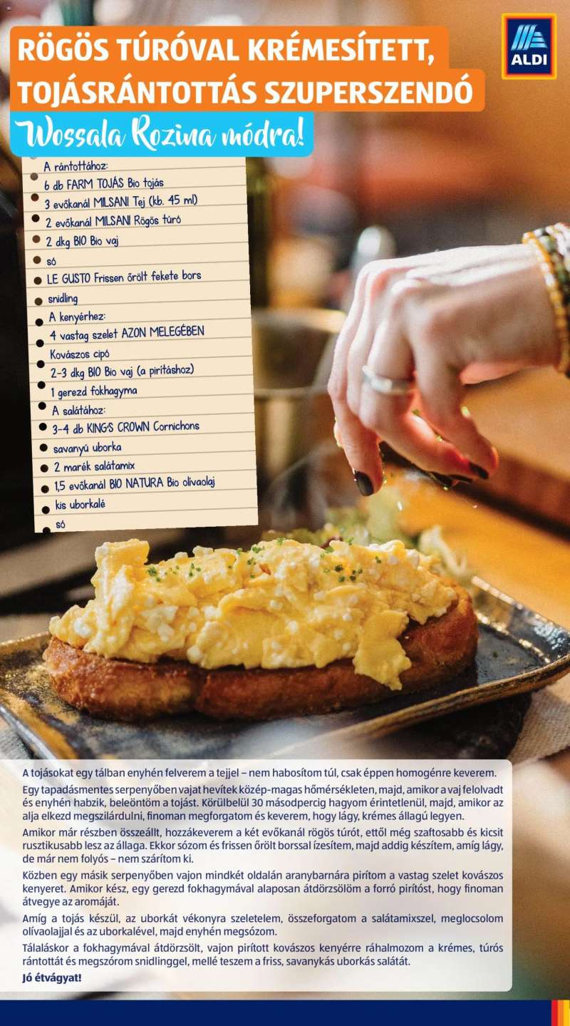 Aldi Aldi akciós újság 31 oldal