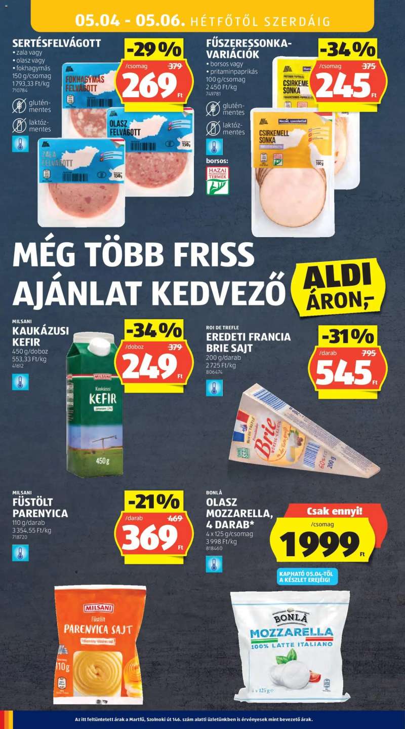 Aldi Aldi akciós újság 34 oldal