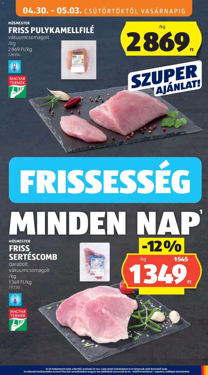 Aldi Aldi akciós újság 9 oldal