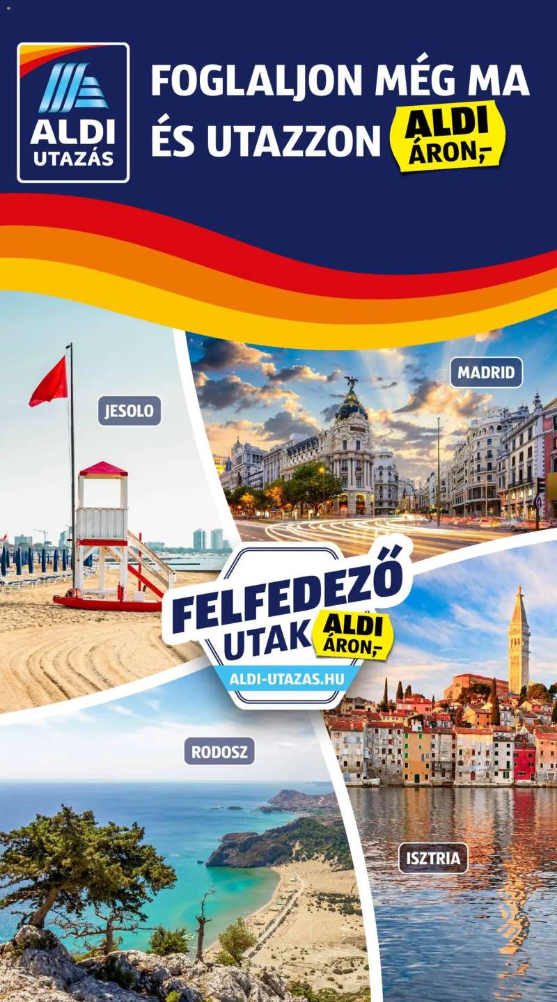 Aldi Aldi Utazás katalógus 6 oldal