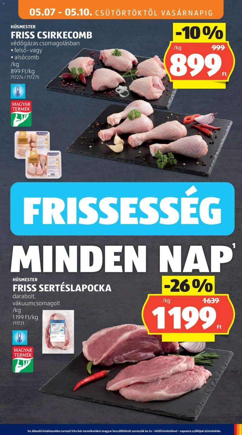 Aldi Aldi akciós újság 11 oldal