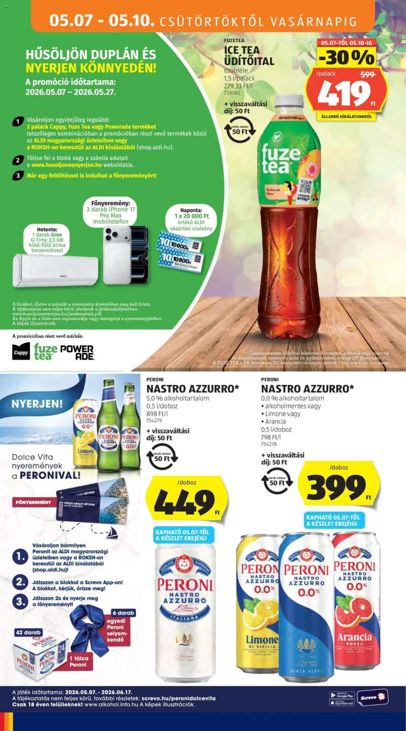 Aldi Aldi akciós újság 16 oldal