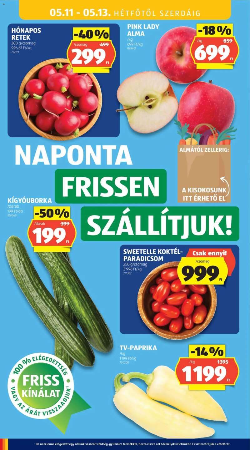 Aldi Aldi akciós újság 34 oldal