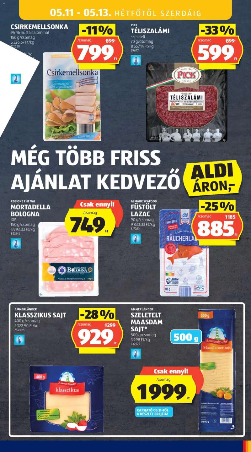 Aldi Aldi akciós újság 35 oldal