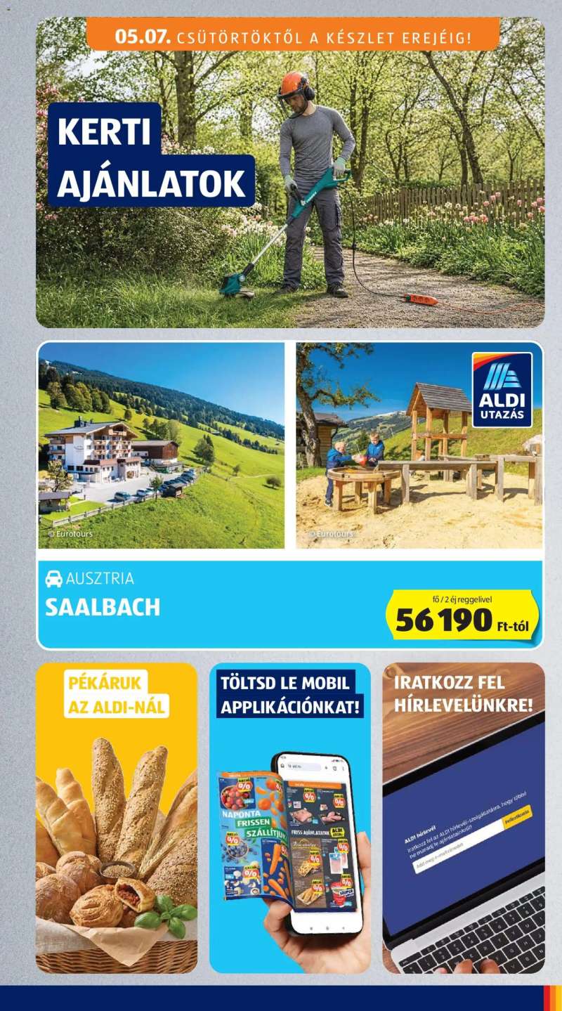 Aldi Aldi akciós újság 5 oldal