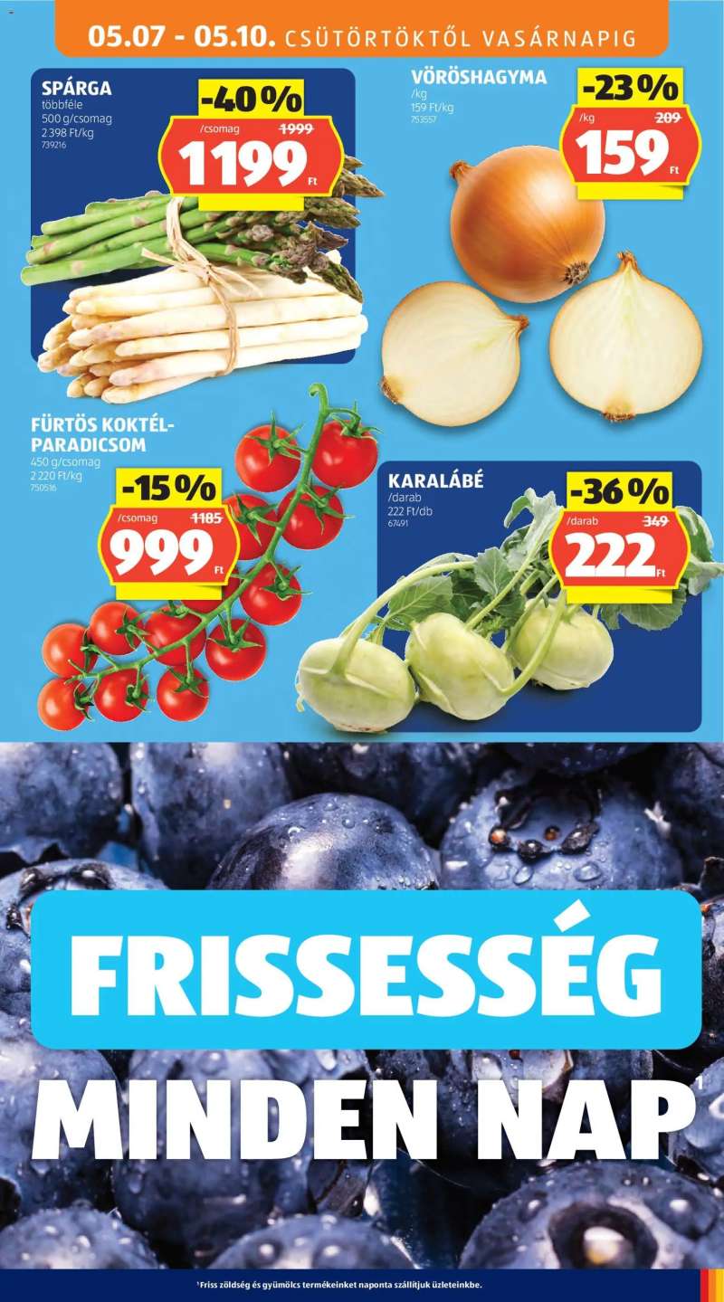 Aldi Aldi akciós újság 7 oldal