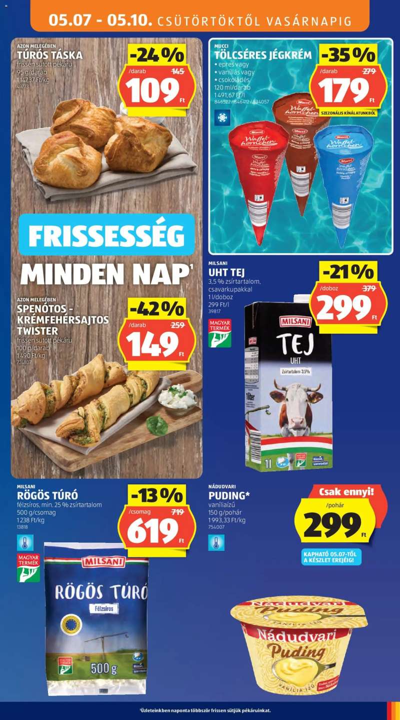 Aldi Aldi akciós újság 9 oldal