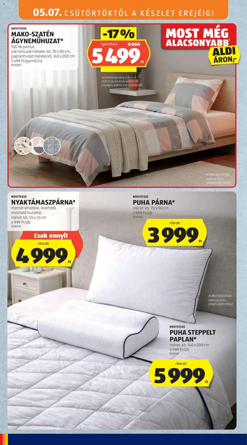 Aldi Aldi Középső sor termékei 10 oldal