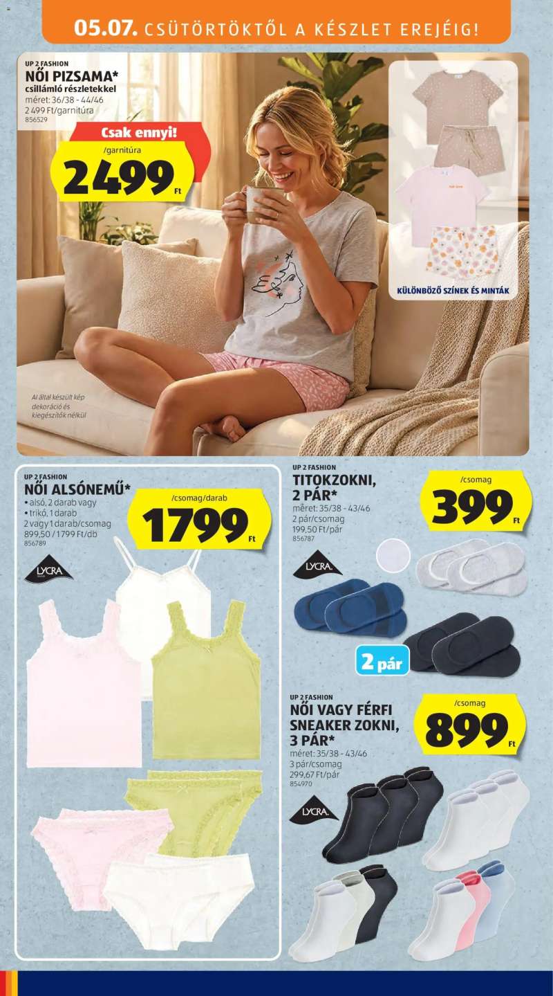 Aldi Aldi Középső sor termékei 12 oldal