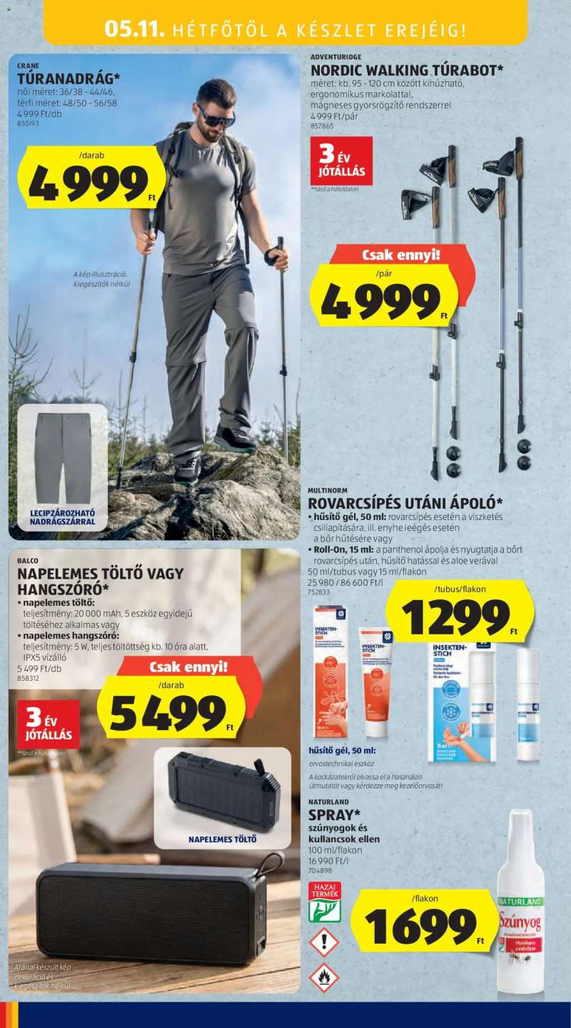 Aldi Aldi Középső sor termékei 18 oldal