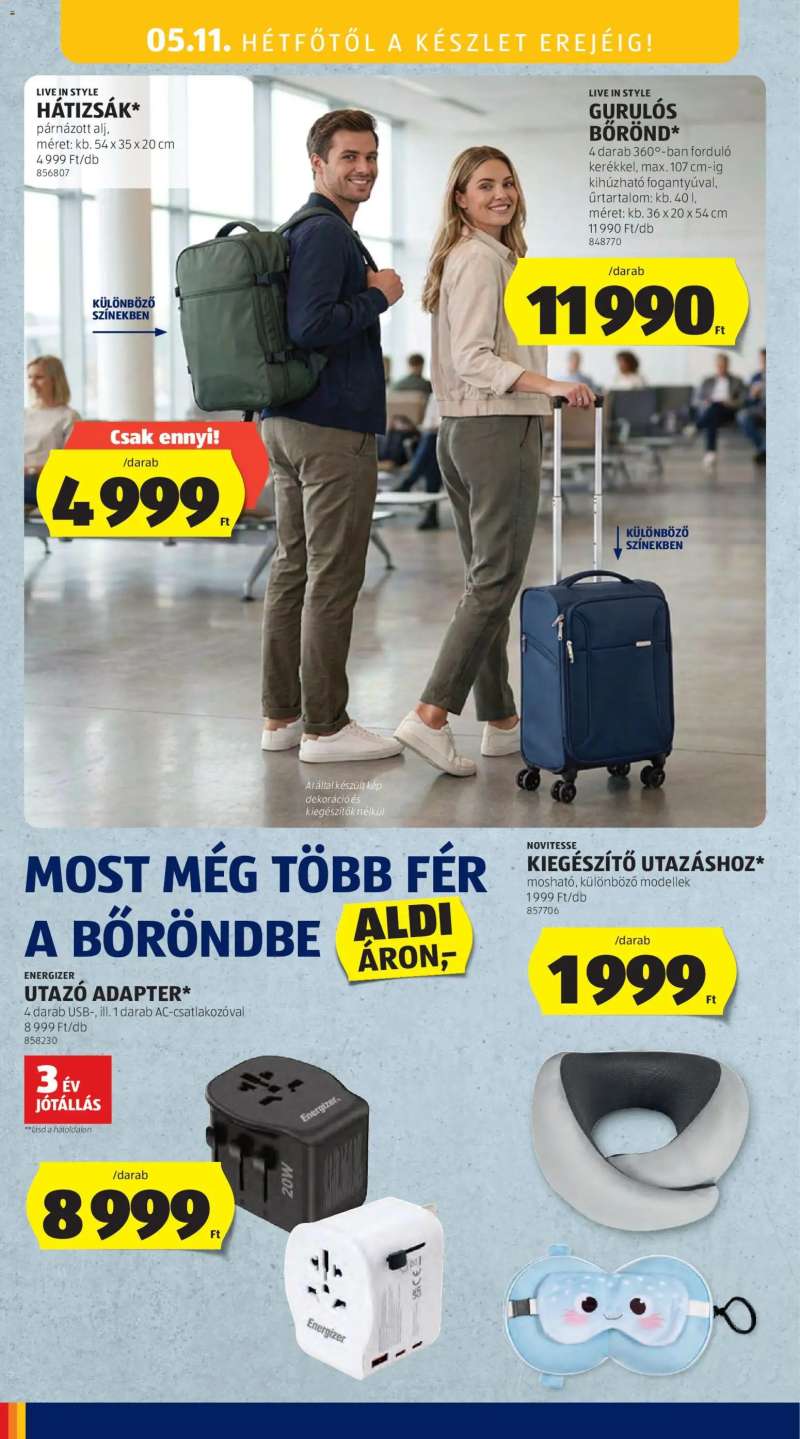 Aldi Aldi Középső sor termékei 20 oldal