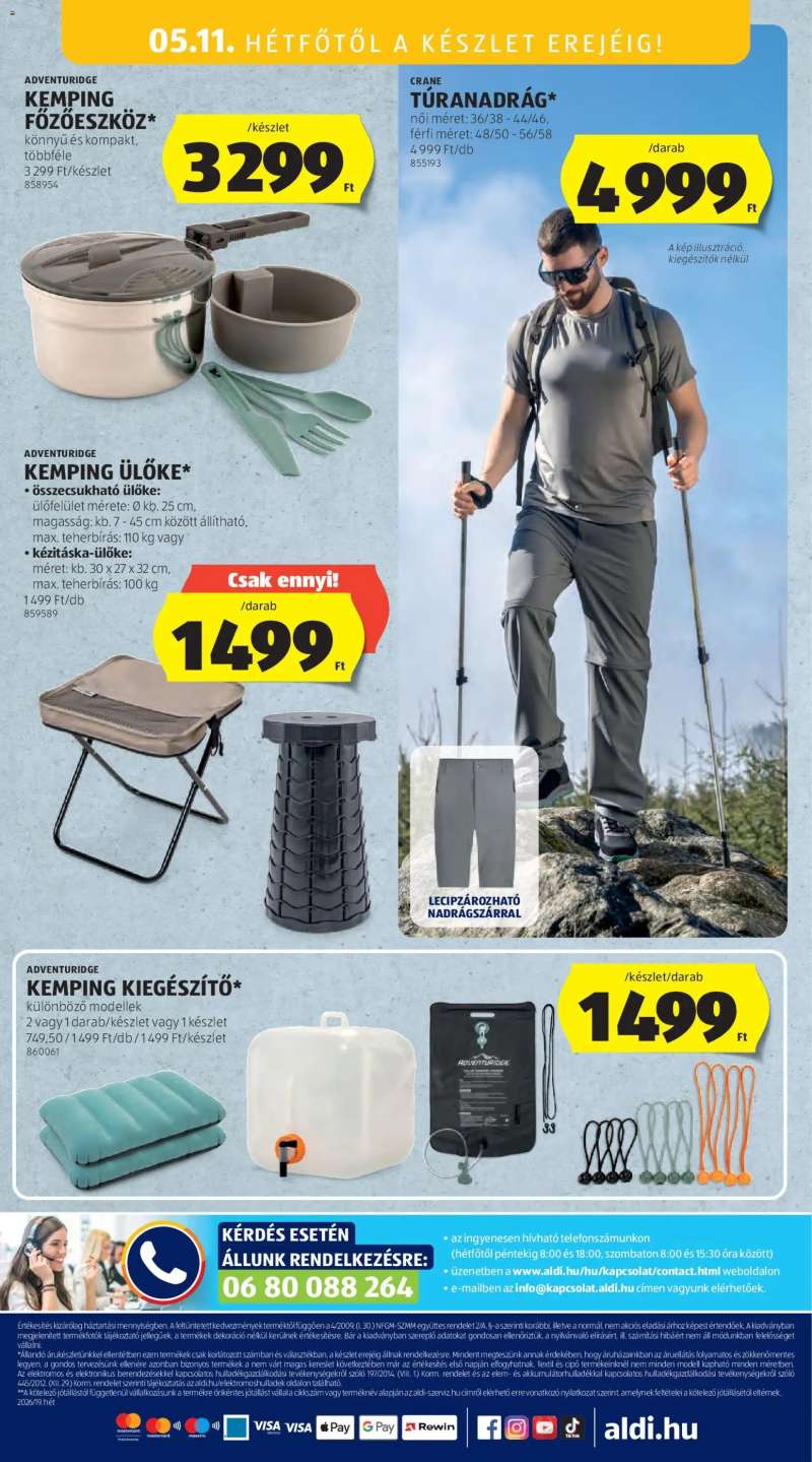 Aldi Aldi Középső sor termékei 22 oldal