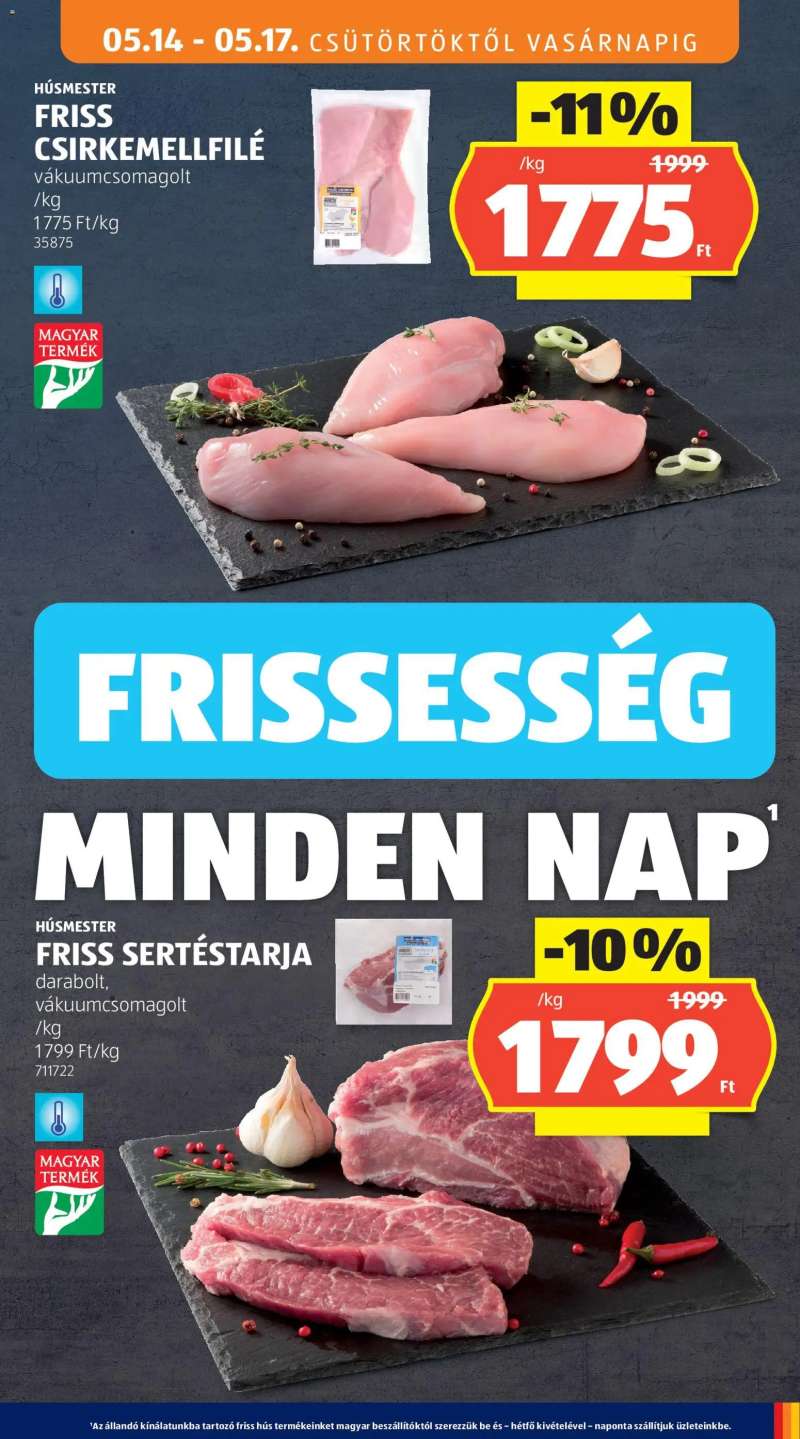 Aldi Aldi akciós újság 11 oldal
