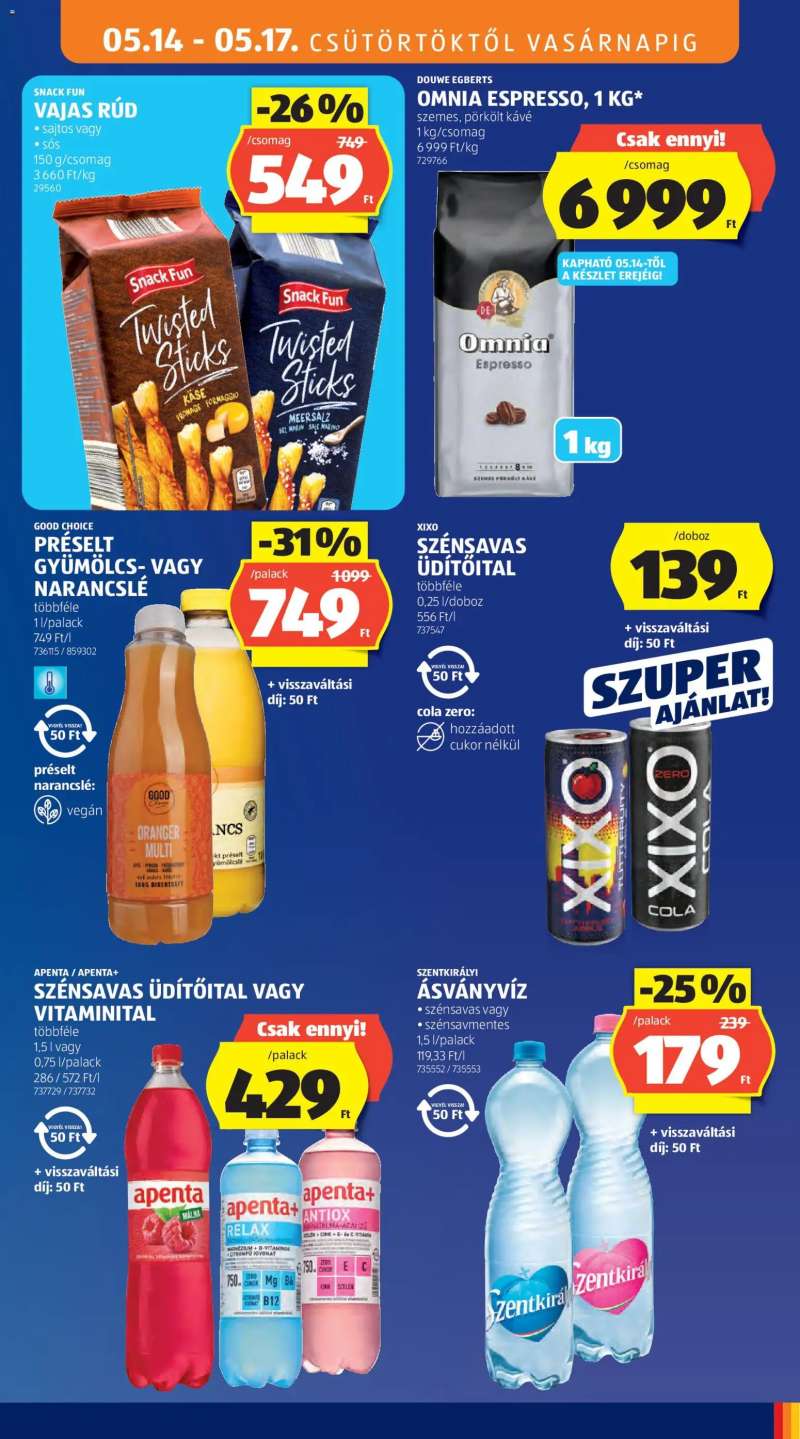 Aldi Aldi akciós újság 15 oldal