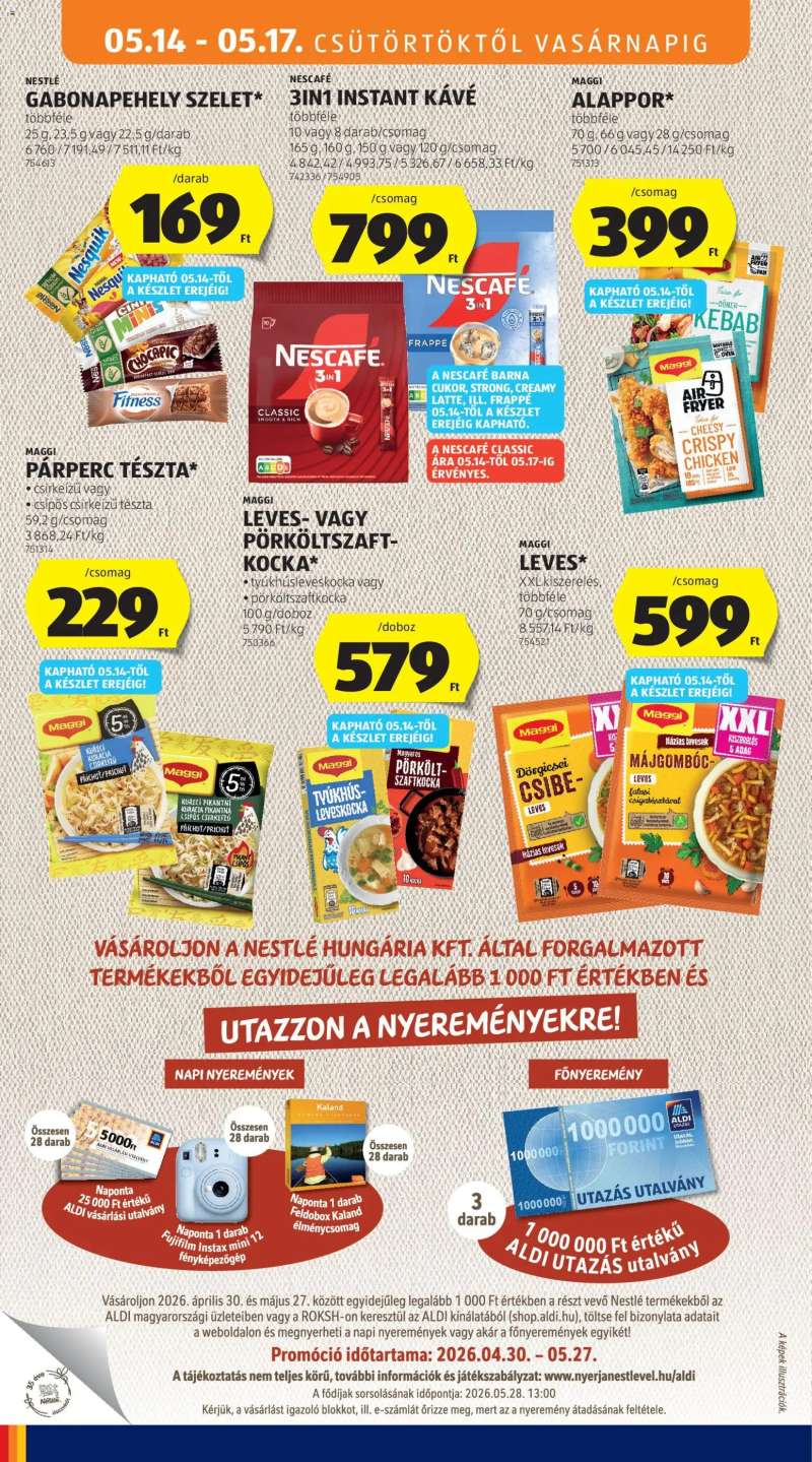 Aldi Aldi akciós újság 18 oldal