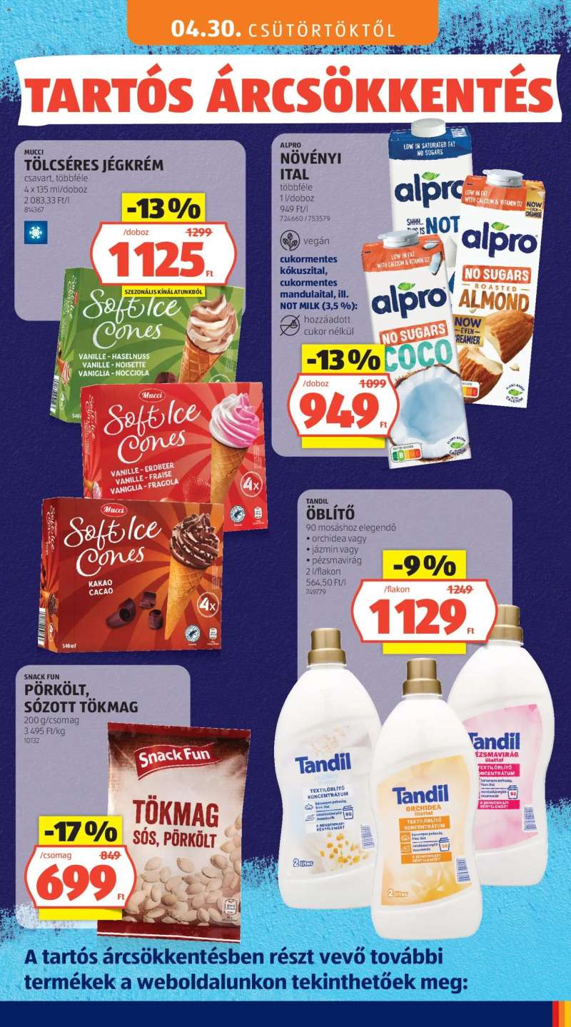 Aldi Aldi akciós újság 3 oldal