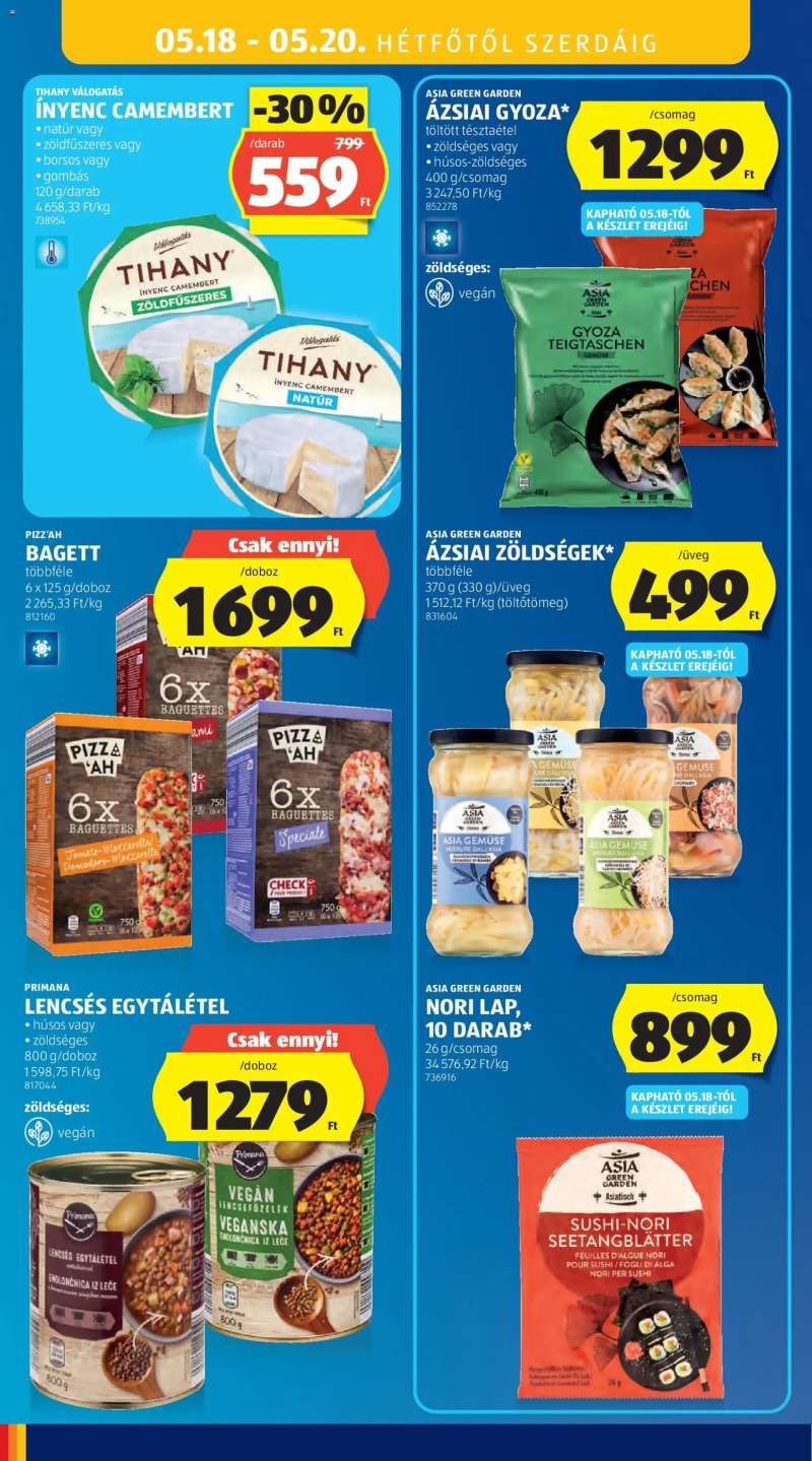 Aldi Aldi akciós újság 34 oldal